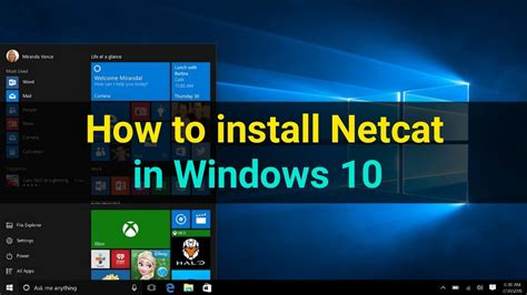 win10 netcat.